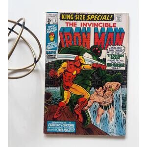 Iron Man Annual #1 (1970) Titanium Man & Sub-Mariner | Stan Lee - Comic Book Key